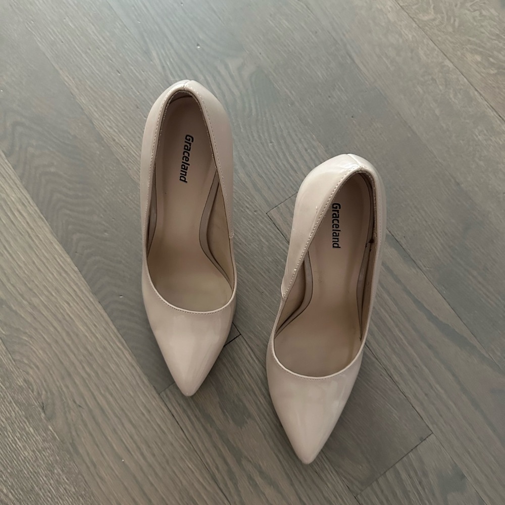 Cream heels